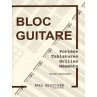 CAHIER BLOC TABLATURE GUITARE 