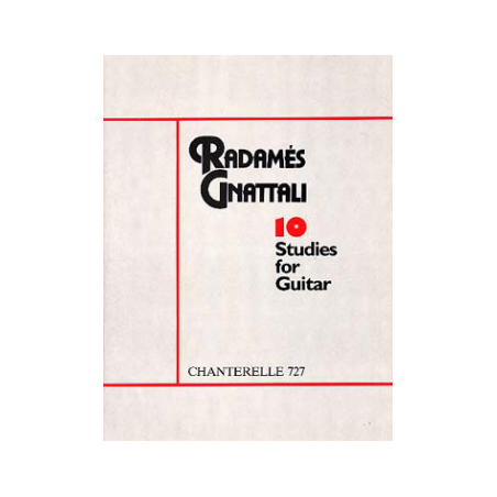 GNATTALI 10 ETUDES POUR GUITARE  ECH727