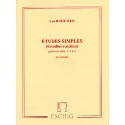 BROUWER ETUDES SIMPLES 1 ME7997