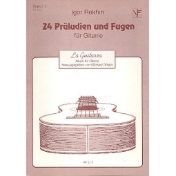 REKHIN 24 PRALUDIEN UND FUGEN BAND 1  