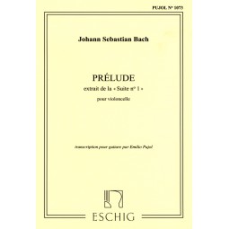 BACH PRELUDE DE LA SUITE 1 CELLO ME7232