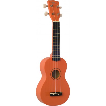 UKULELE WIKI UK10 SOPRANO GLOSS ORANGE UK10G OR