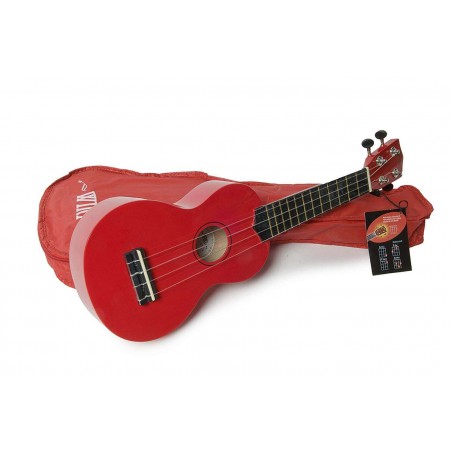 UKULELE WIKI UK10 SOPRANO GLOSS ROUGE UK10G RD