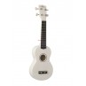 UKULELE WIKI UK10 SOPRANO GLOSS BLANC UK10G WHT