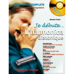 CHARLIER JE DEBUTE L'HARMONICA + CD  HIT05019
