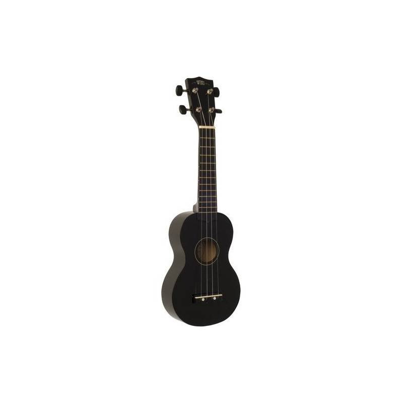 UKULELE WIKI UK10 SOPRANO GLOSS NOIR UK10G BK