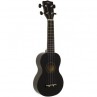 UKULELE WIKI UK10 SOPRANO GLOSS NOIR UK10G BK