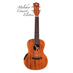 UKULELE LUNA CONCERT E/A UKE MALU AVEC HOUSSE
