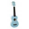 UKULELE WIKI UK10 SOPRANO GLOSS BLEU CIEL UK10G BBL