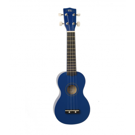 UKULELE WIKI UK10 SOPRANO GLOSS BLEU UK10G BL