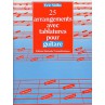 SIDHA 25 ARRANGEMENTS SOLFEGE TABLATURE ETR1794