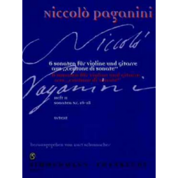 PAGANINI 6 SONATES N°16 A N°18 ZM32270 