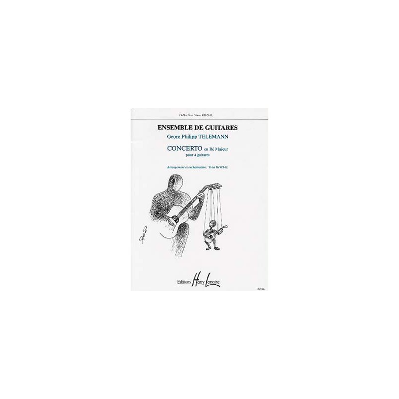 TELEMANN CONCERTO EN RE MAJEUR HL25254