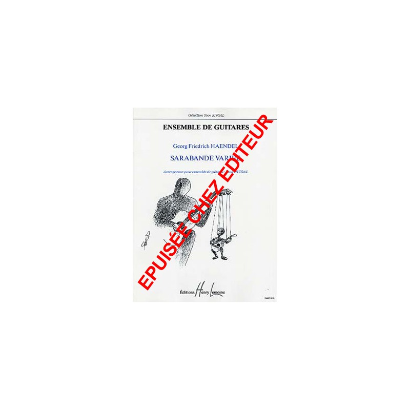 HAENDEL SARABANDE VARIEE ENSEMBLE HL24923