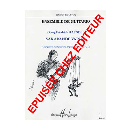 HAENDEL SARABANDE VARIEE ENSEMBLE HL24923