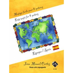 MUSIQUE FACILE 4 GUITARES ESPAGNE DZ989