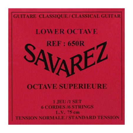 SAVAREZ OCTAVE INFERIEURE 75CM JEU 650R