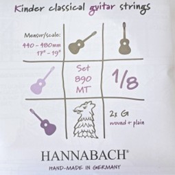 HANNABACH KINDER CLASSICAL JEU 890MT