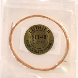 LUTHIER SET40 GOLD CORDE 4 RE LUT404