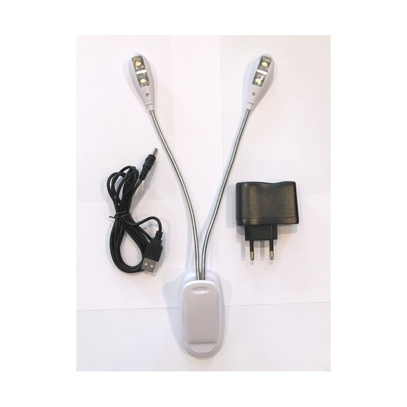 LAMPE PUPITRE DOUBLE BM5B BLANC