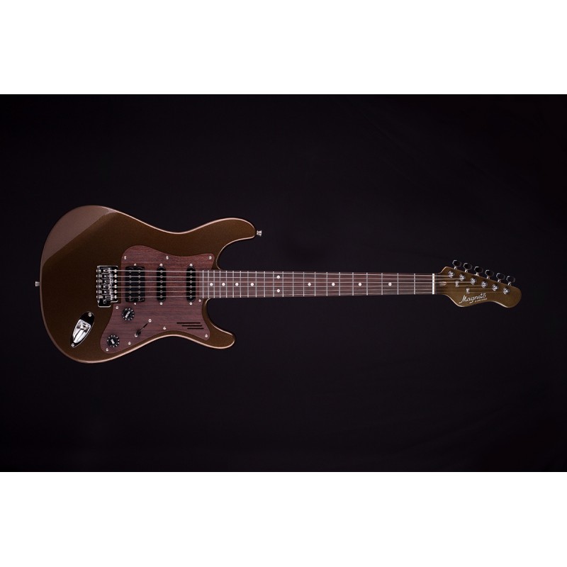 GUITARE ELECTRIQUE MAGNETO U-ONE SERIES BRUN METALLIQUE US1300