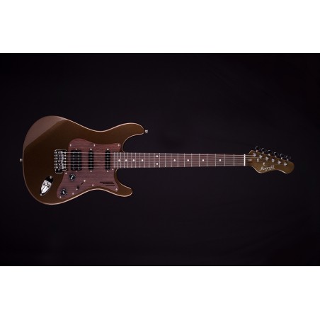GUITARE ELECTRIQUE MAGNETO U-ONE SERIES BRUN METALLIQUE US1300