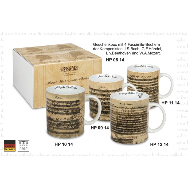 MUG KONITZ 4 COMPOSITEURS HP0814