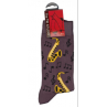 CHAUSSETTES MARRON SAXOPHONE 39/46 TIETS11002