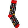 CHAUSSETTES NOIRES GUITARES 39-45