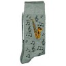 CHAUSSETTES GRISE SAXOPHONE 39/46 TIETS11086