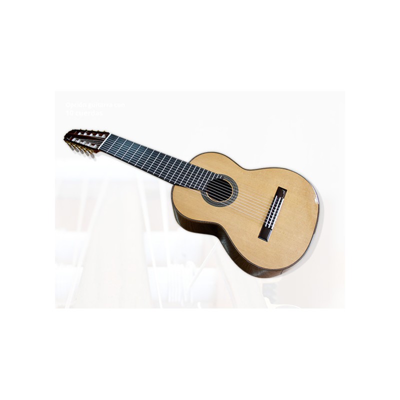 GUITARE BURGUET 1A 10 CORDES CEDRE AVEC ETUI