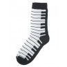 CHAUSSETTES BLANCHES NOIR FEMME CLAVIER TAILLE 39/45 