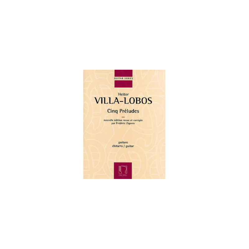 VILLA LOBOS 5 PRELUDES DF01657800