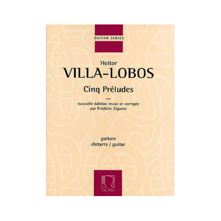 VILLA LOBOS 5 PRELUDES DF01657800