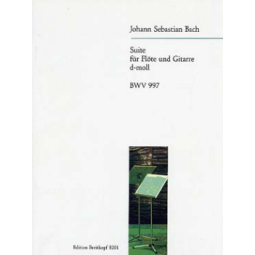 BACH SUITE D-MOLL BWV 997 POUR FLUTE ET GUITARE EB8201