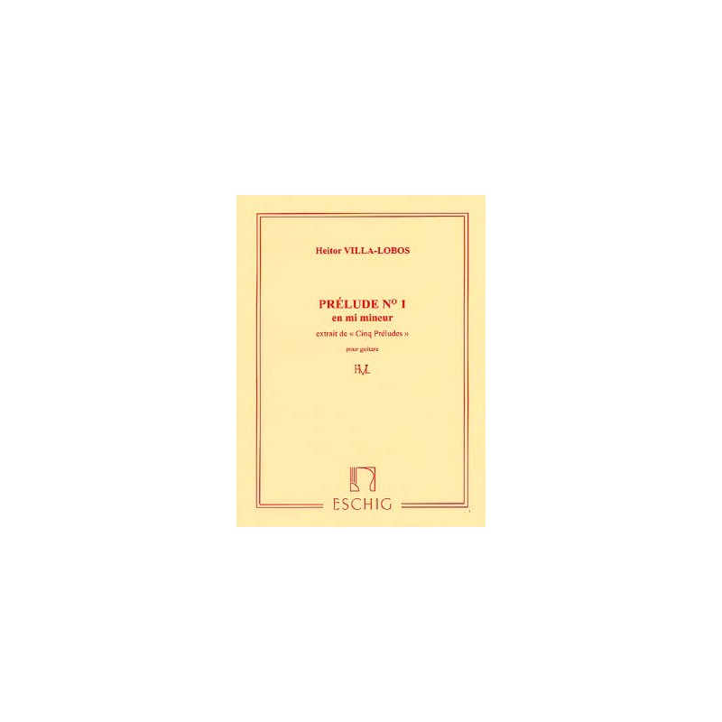 VILLA LOBOS PRELUDES 1 ZIGANTE DF 01657801