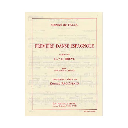 DE FALLA PREMIERE DANSE ESPAGNOLE ME8647