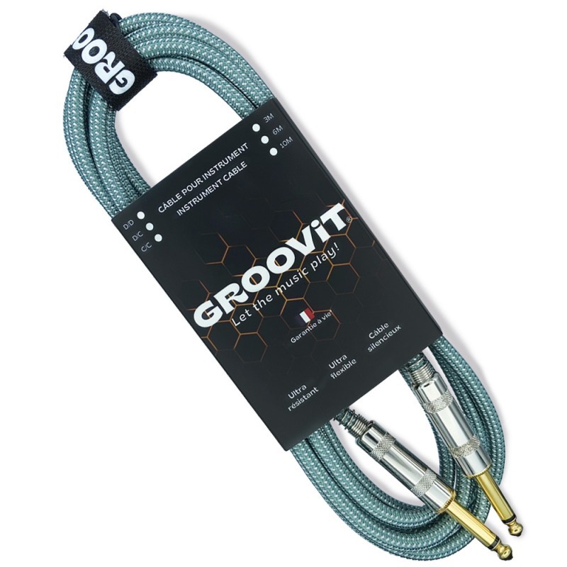 CABLE GROOVIT JACK/JACK TWEED TRESSE 3M LIGHT BLUE