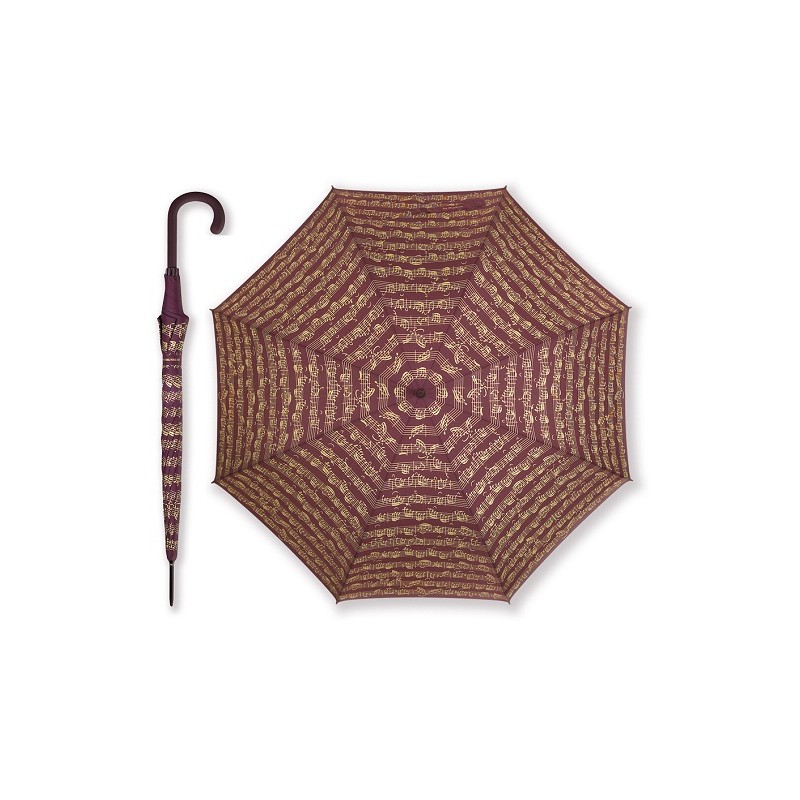 PARAPLUIE GRAND MODELE BACH BORDEAUX T331