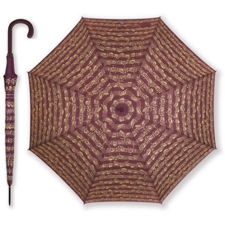 PARAPLUIE GRAND MODELE BACH BORDEAUX T331