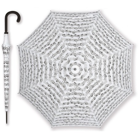 PARAPLUIE GRAND MODELE BACH BLANC T332