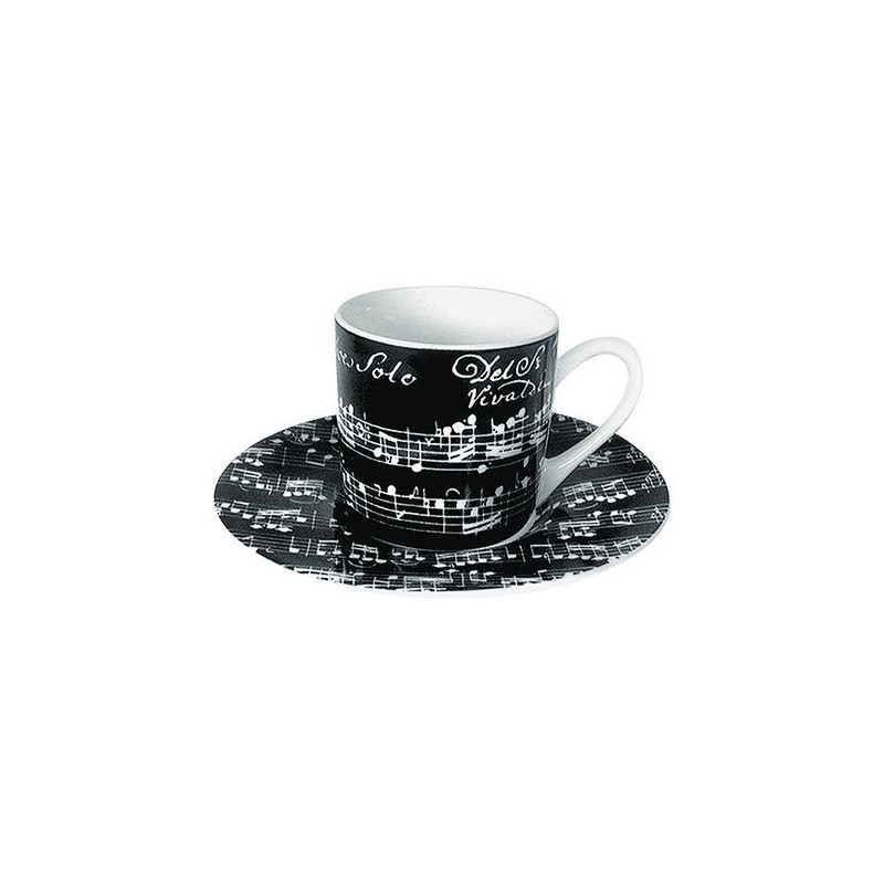 TASSE ESPRESSO VIVALDI LIBRETTO BLACK HP2829