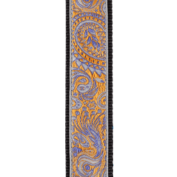 SANGLE UKULELE JAQUARD GRISE/ORANGE 15UKE05