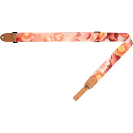 SANGLE UKULELE FLIGHT POLYESTER FLOWER
