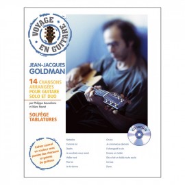 GOLDMAN VOYAGE EN GUITARE (PACK PARTITION + CD)