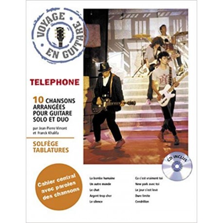 TELEPHONE VOYAGE EN GUITARE (PACK PARTITION + CD)