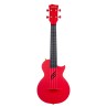 UKULELE CASCHA CONCERT EN FIBRE DE CARBONE ROUGE HH2280