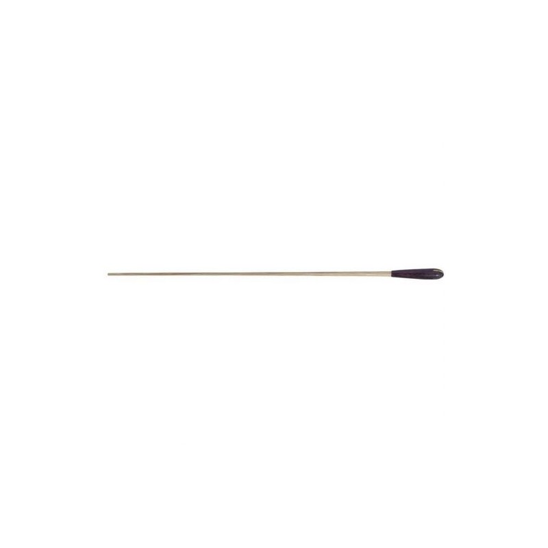 BAGUETTE DE DIRECTION BOIS POIGNEE PALISSANDRE LAITON 36CM