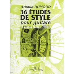DUMOND 36 ETUDES DE STYLE A HL 27355