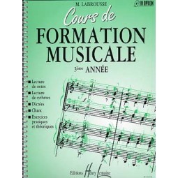 LABROUSSE COURS FORMATION MUSICALE 3